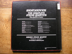 SHOSTAKOVICH: THE QUARTETS  BORODIN STRING QUARTET  7LP  EX 270339