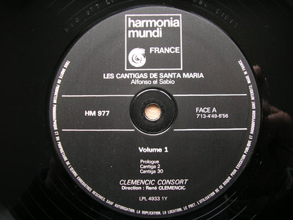 LES CANTIGAS DE SANTA MARIA   CLEMENCIC CONSORT / RENE CLEMENCIC  HM 977 / 79