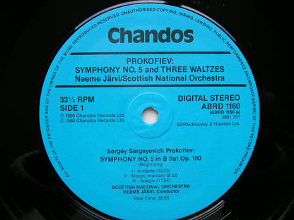 PROKOFIEV: THE SYMPHONIES / WALTZ SUITE / SINFONIETTA     JARVI / SCOTTISH NATIONAL ORCHESTRA   6LP SET                                                                     ABRD