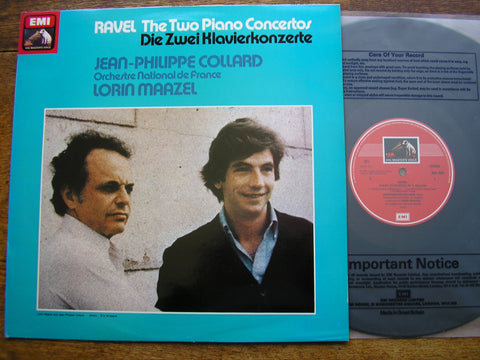 RAVEL: PIANO CONCERTOS  COLLARD / FRENCH NATIONAL ORCHESTRA / MAAZEL   ASD 3845