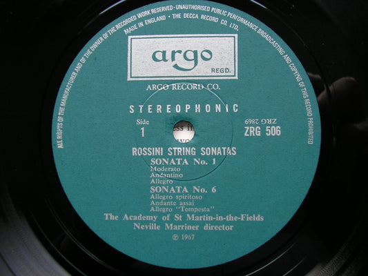 ROSSINI: STRING SONATAS   MARRINER / ASMIF   ZRG 506