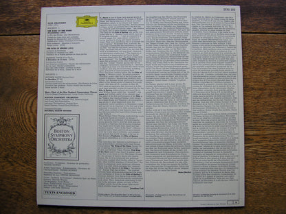 STRAVINSKY: THE RITE OF SPRING / KING OF THE STARS   TILSON THOMAS / BOSTON SYMPHONY  2530 252