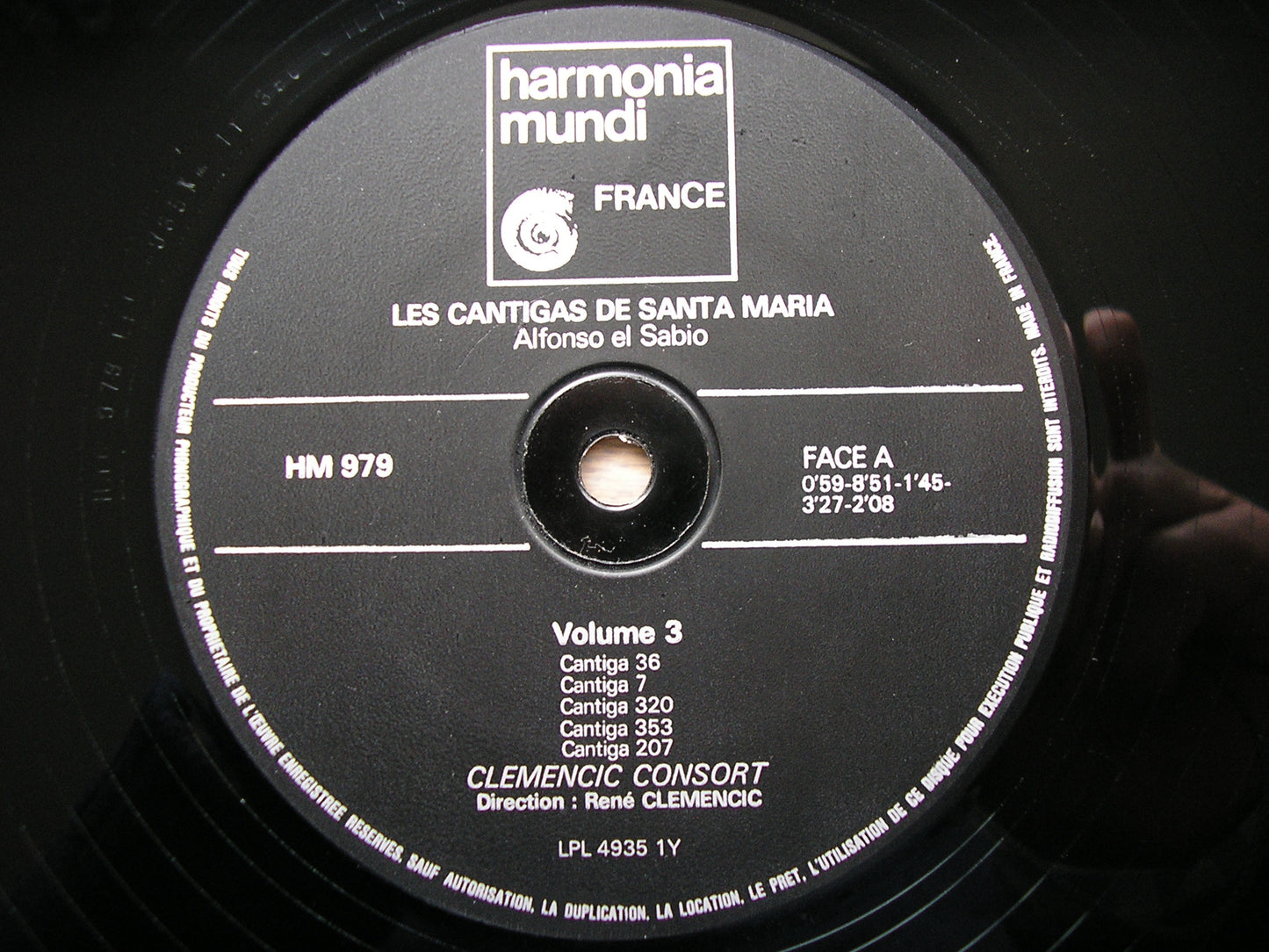 LES CANTIGAS DE SANTA MARIA   CLEMENCIC CONSORT / RENE CLEMENCIC  HM 977 / 79