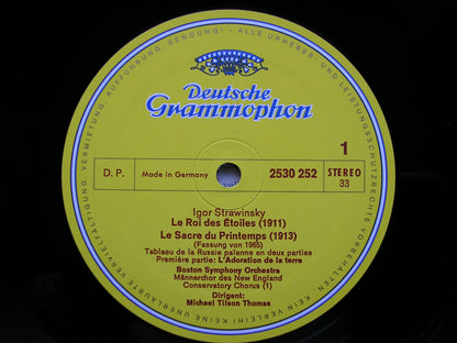 STRAVINSKY: THE RITE OF SPRING / KING OF THE STARS   TILSON THOMAS / BOSTON SYMPHONY  2530 252