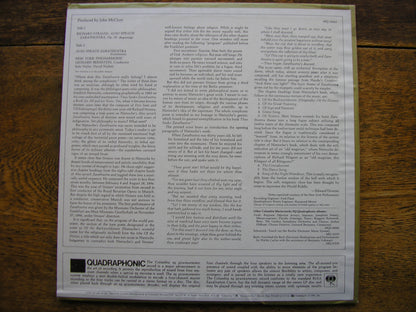 STRAUSS: ALSO SPRACH ZARATHUSTRA   BERNSTEIN / NEW YORK PHILHARMONIC  MQ 30443