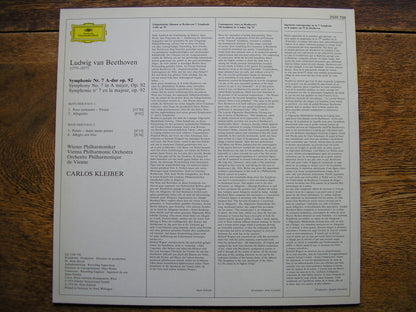 BEETHOVEN: SYMPHONY No. 7   KLEIBER / VIENNA PHILHARMONIC   2530 706