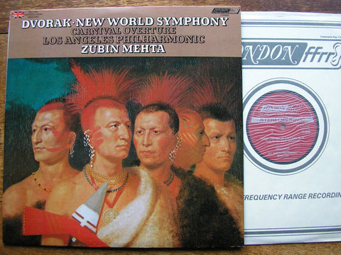 DVORAK: SYMPHONY No. 9 / CARNIVAL OVERTURE    ZUBIN MEHTA / LOS ANGELES PHILHARMONIC   CS 6980