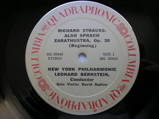 STRAUSS: ALSO SPRACH ZARATHUSTRA   BERNSTEIN / NEW YORK PHILHARMONIC  MQ 30443