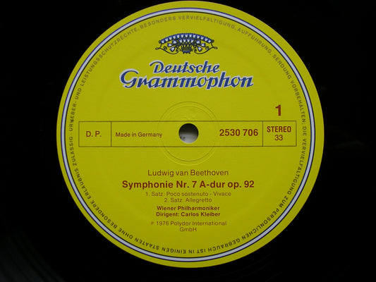 BEETHOVEN: SYMPHONY No. 7   KLEIBER / VIENNA PHILHARMONIC   2530 706