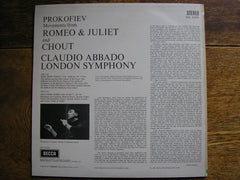 PROKOFIEV: ROMEO & JULIET / CHOUT  LONDON SYMPHONY / ABBADO   SXL 6286