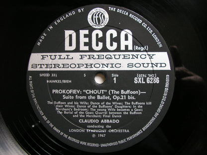 PROKOFIEV: ROMEO & JULIET / CHOUT  LONDON SYMPHONY / ABBADO   SXL 6286