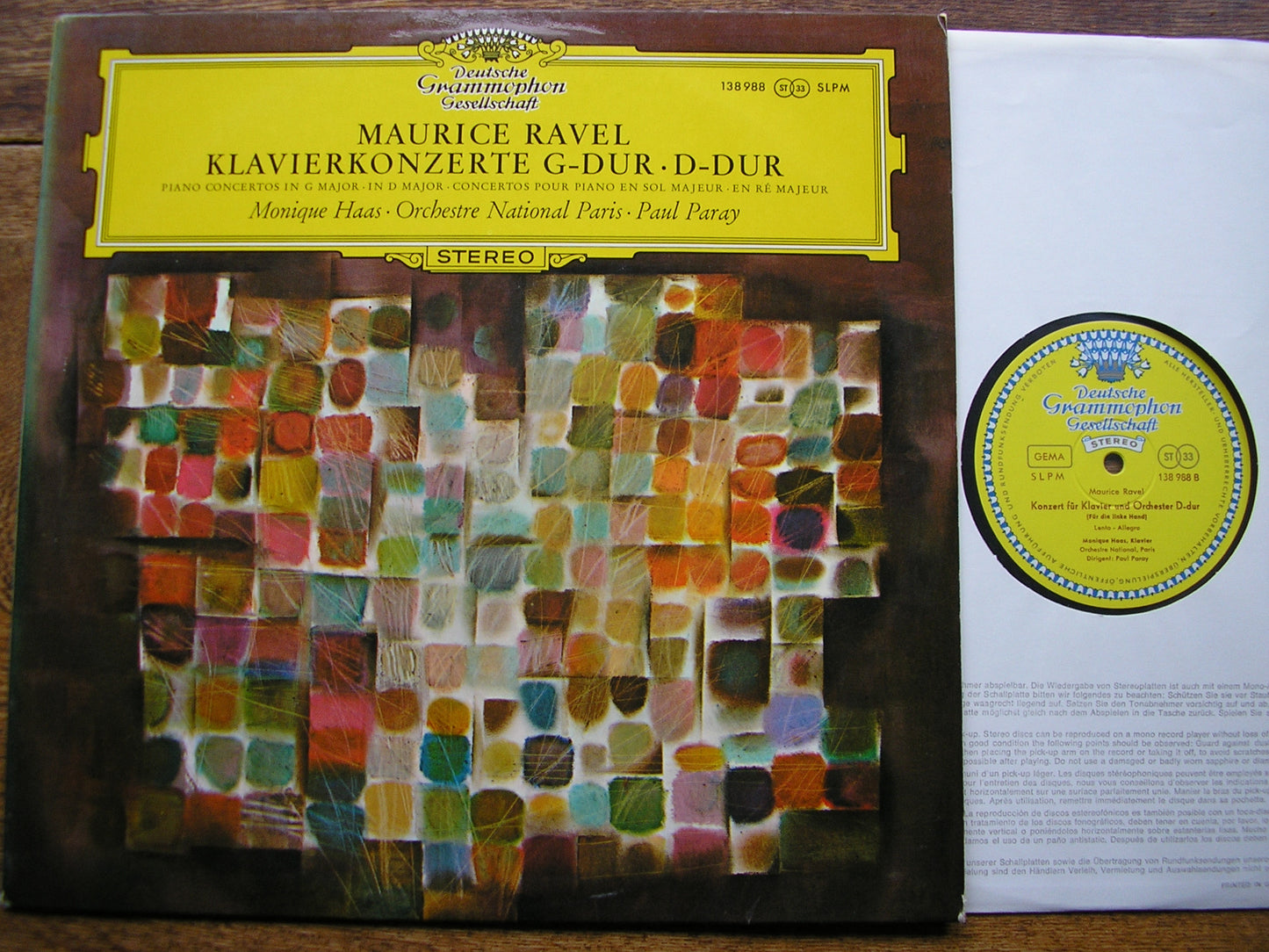 RAVEL: THE PIANO CONCERTOS   HAAS / ORCHESTRE NATIONAL PARIS / PARAY   138 988