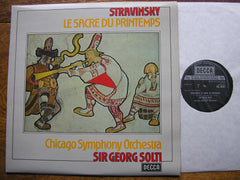 STRAVINSKY: THE RITE OF SPRING   SOLTI / CHICAGO SYMPHONY ORCHESTRA  SXL 6691