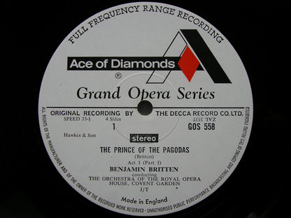BRITTEN: THE PRINCE OF THE PAGODAS    BENJAMIN BRITTEN / OROHCG     GOS 558 - 559