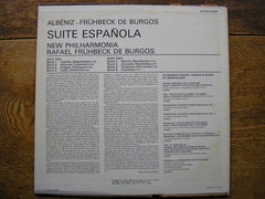 ALBENIZ: SUITE ESPANOLA   FRUHBECK DE BURGOS / NEW PHILHARMONIA    CS 6581