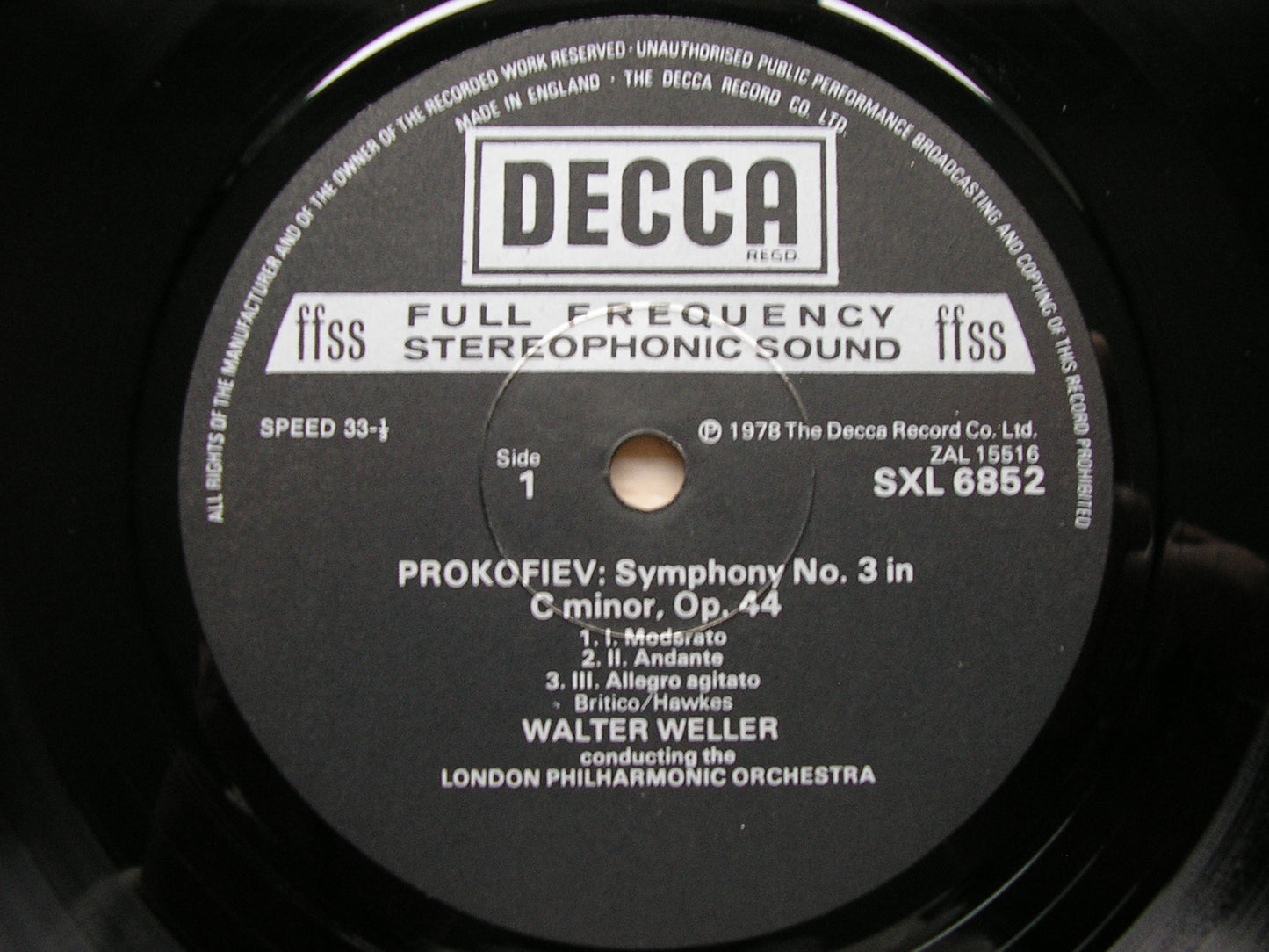 PROKOFIEV: THE SEVEN SYMPHONIES   WELLER / LONDON SYMPHONY / LONDON PHILHARMONIC   6LP