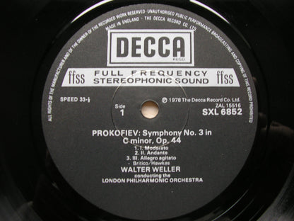 PROKOFIEV: THE SEVEN SYMPHONIES   WELLER / LONDON SYMPHONY / LONDON PHILHARMONIC   6LP