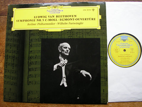 BEETHOVEN: SYMPHONY No. 5 / EGMONT   FURTWANGLER / BERLIN PHILHARMONIC  LPM 18724