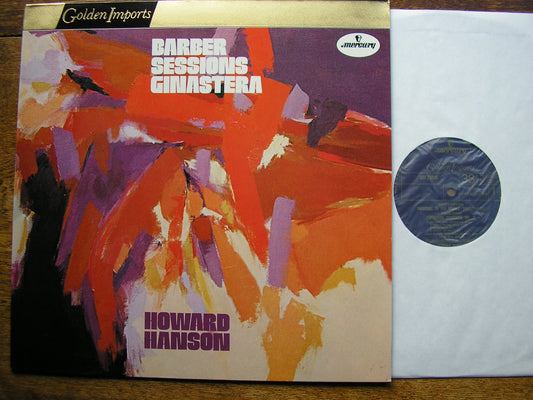 BARBER: CAPRICORN CONCERTO / GINASTERA: OVERTURE / SESSIONS: SUITE  HOWARD HANSON / EASTMAN - ROCHESTER   SRI 75049