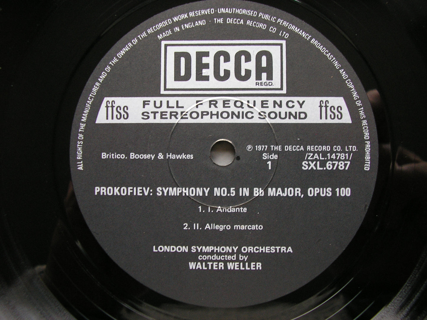 PROKOFIEV: THE SEVEN SYMPHONIES   WELLER / LONDON SYMPHONY / LONDON PHILHARMONIC   6LP