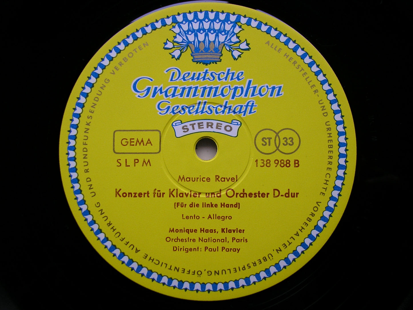 RAVEL: THE PIANO CONCERTOS   HAAS / ORCHESTRE NATIONAL PARIS / PARAY   138 988