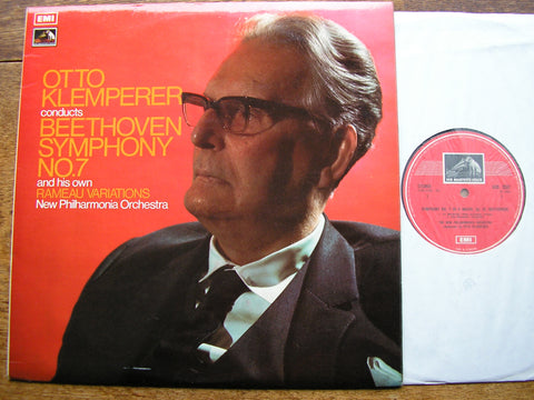 BEETHOVEN: SYMPHONY No. 7 / KLEMPERER: RAMEAU VARIATIONS   OTTO KLEMPERER / NEW PHILHARMONIA   ASD 2537