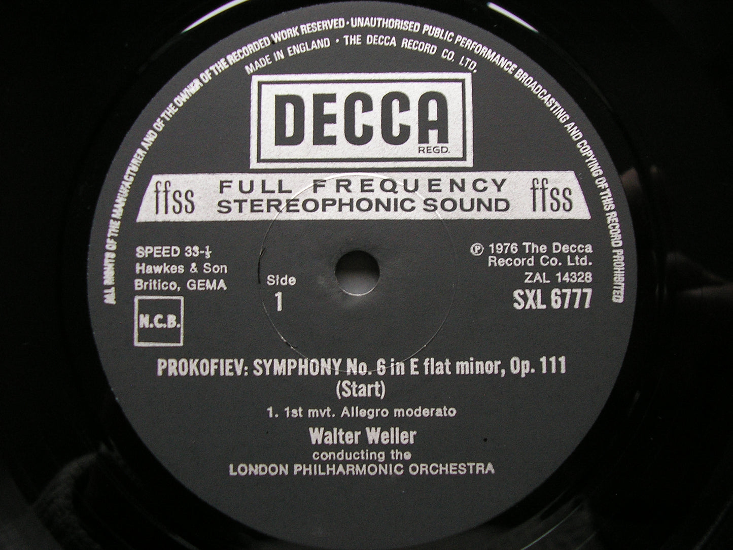 PROKOFIEV: THE SEVEN SYMPHONIES   WELLER / LONDON SYMPHONY / LONDON PHILHARMONIC   6LP