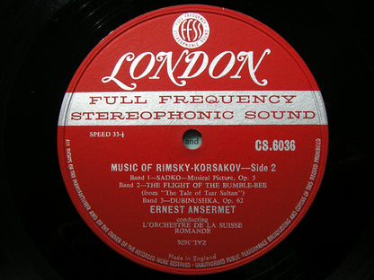 RIMSKY-KORSAKOV: ORCHESTRAL WORKS   ERNEST ANSERMET / SUISSE ROMANDE   CS 6036