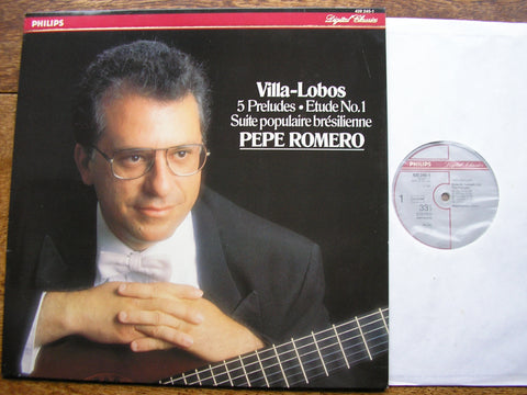 VILLA - LOBOS: 5 PRELUDES / ETUDE No.1 / SUITE POPULAIRE    PEPE ROMERO    420 245