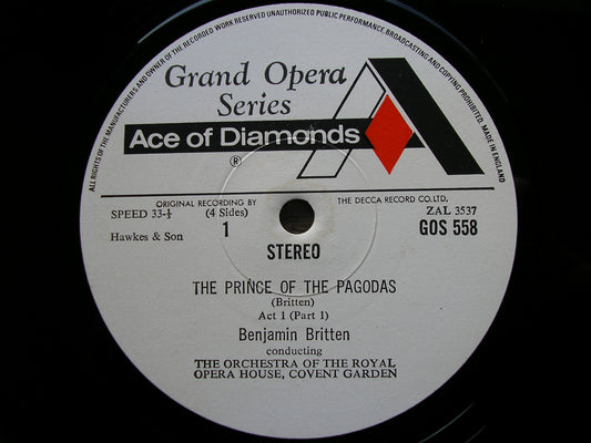 BRITTEN: THE PRINCE OF THE PAGODAS   BENJAMIN BRITTEN / OROHCG    GOS 558 - 559