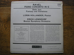 RAVEL: PIANO CONCERTO in G / DELLO JOIO: FANTASY & VARIATIONS  HOLLANDER / BOSTON SYMPHONY / LEINSDORF  SB 6546