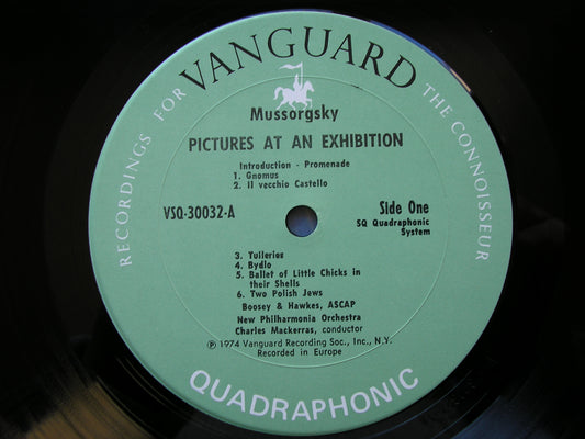 MUSSORGSKY: PICTURES AT AN EXHIBITION   MACKERRAS / NEW PHILHARMONIA  VSQ 30032