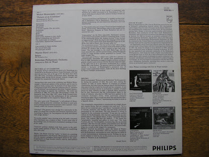 MUSSORGSKY: PICTURES AT AN EXHIBITION / RAVEL: BOLERO  DE WAART / ROTTERDAM PHILHARMONIC   6500 882