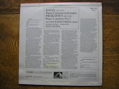 RAVEL: PIANO CONCERTO in G / PROKOFIEV: PIANO CONCERTO No. 3  WEISSENBERG / ORCHESTRE de PARIS / OZAWA   ASD 2701