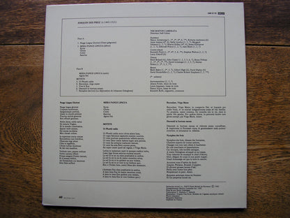 JOSQUIN DES PREZ: MISSA PANGE LINGUA  BOSTON CAMERATA / COHEN  HM 5119