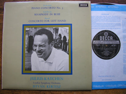 RAVEL: CONCERTO FOR THE LEFT HAND / PROKOFIEV: CONCERTO No. 3 / GERSHWIN: RHAPSODY   KATCHEN / LONDON SYMPHONY / KERTESZ   SXL 6411