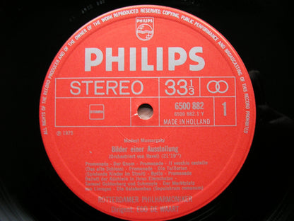 MUSSORGSKY: PICTURES AT AN EXHIBITION / RAVEL: BOLERO  DE WAART / ROTTERDAM PHILHARMONIC   6500 882