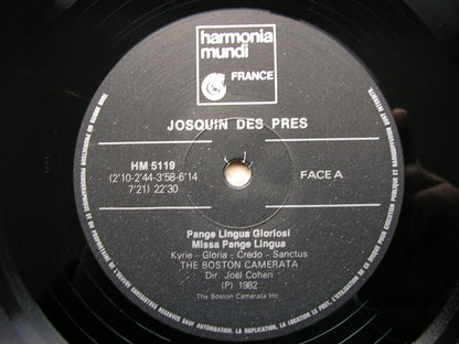 JOSQUIN DES PREZ: MISSA PANGE LINGUA  BOSTON CAMERATA / COHEN  HM 5119