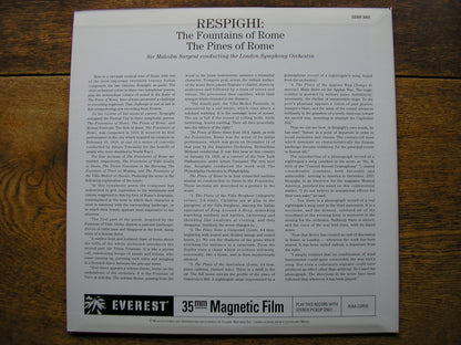 RESPIGHI: PINES OF ROME / FOUNTAINS OF ROME  SARGENT / LONDON SYMPHONY  SDBR 3051