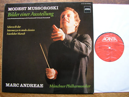 MUSSORGSKY: PICTURES AT AN EXHIBITION / SCHERZO / INTERMEZZO  MARC ANDREAE / MUNICH PHILHARMONIC  DC 22128