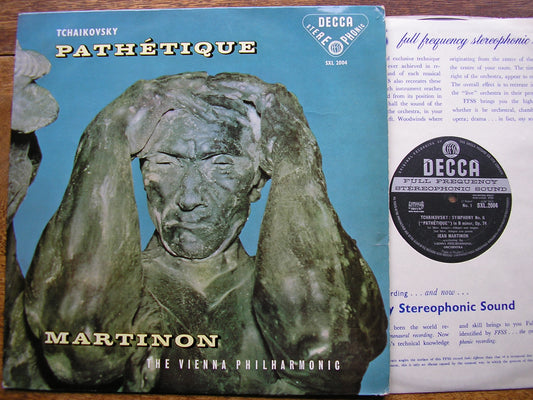 TCHAIKOVSKY: SYMPHONY No. 6   MARTINON / VIENNA PHILHARMONIC    SXL 2004