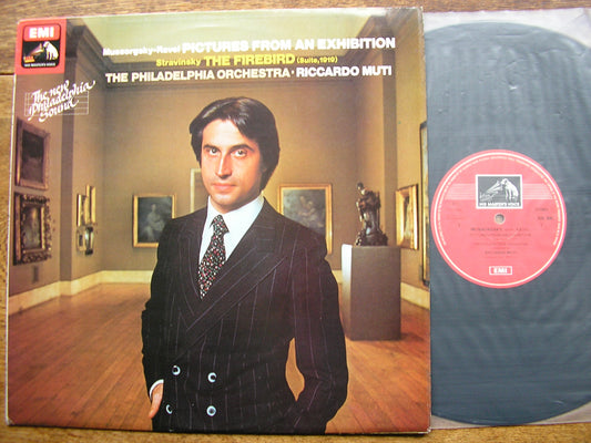 MUSSORGSKY: PICTURES AT AN EXHIBITION / STRAVINSKY: FIREBIRD SUITE   MUTI / PHILADELPHIA ASD 3645
