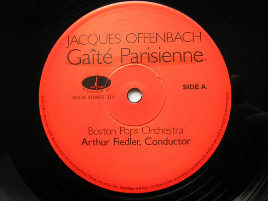 OFFENBACH: GAITE PARISIENNE  FIEDLER / BOSTON POPS   CHESKY RC 110
