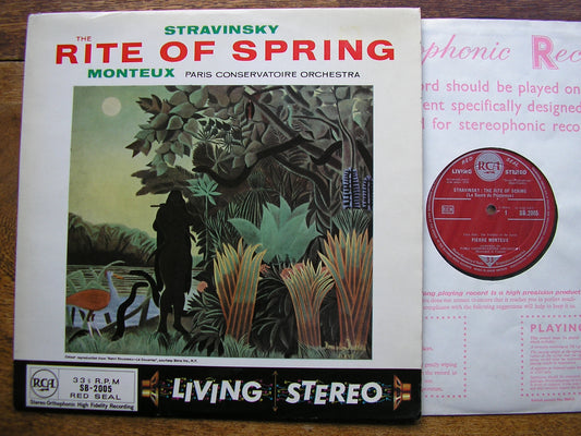STRAVINSKY: THE RITE OF SPRING  MONTEUX / PARIS CONSERVATOIRE  SB 2005