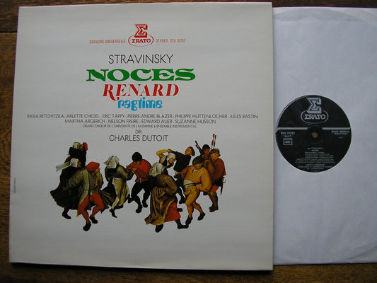 STRAVINSKY: LES NOCES / RENARD / RAGTIME   DUTOIT / SOLOISTS / ENSEMBLE INSTRUMENTAL   STU 70737