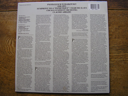 TCHAIKOVSKY: SYMPHONY No. 6 / MARCHE SLAVE   ABBADO / CHICAGO ORCHESTRA  M42368