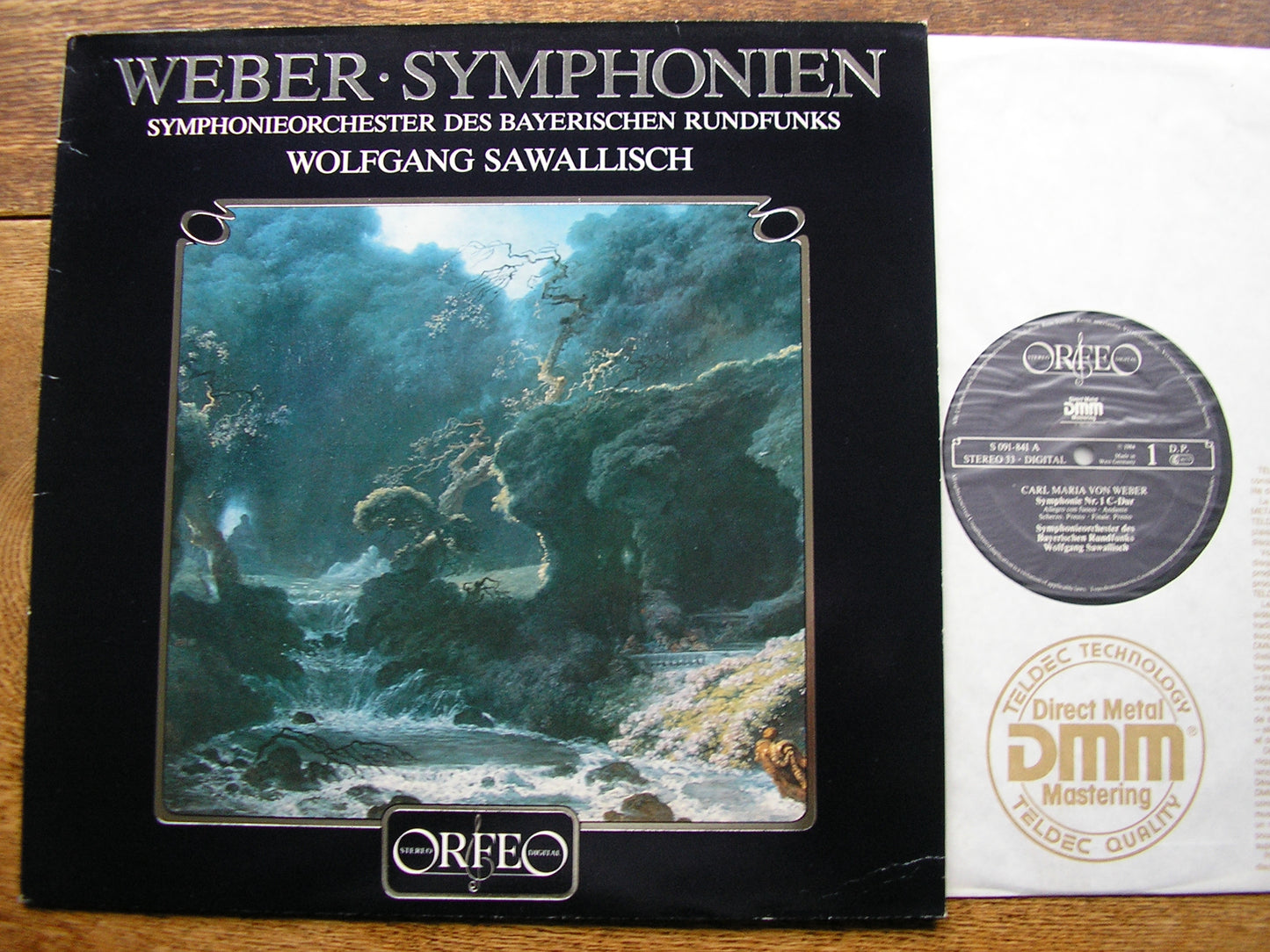 WEBER: SYMPHONIES Nos. 1 & 2  SAWALLISCH / BAVARIAN RADIS SYMPHONY  S 091 841 A