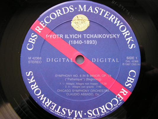 TCHAIKOVSKY: SYMPHONY No. 6 / MARCHE SLAVE   ABBADO / CHICAGO ORCHESTRA  M42368