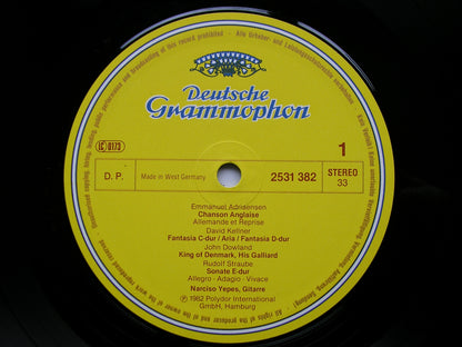 GUITAR MUSIC OF FIVE CENTURIES   NARCISO YEPES   2531 382