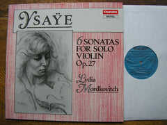 YSAYE: SIX SONATAS FOR SOLO VIOLIN   LYDIA MORDKOVITCH   ABRD1286